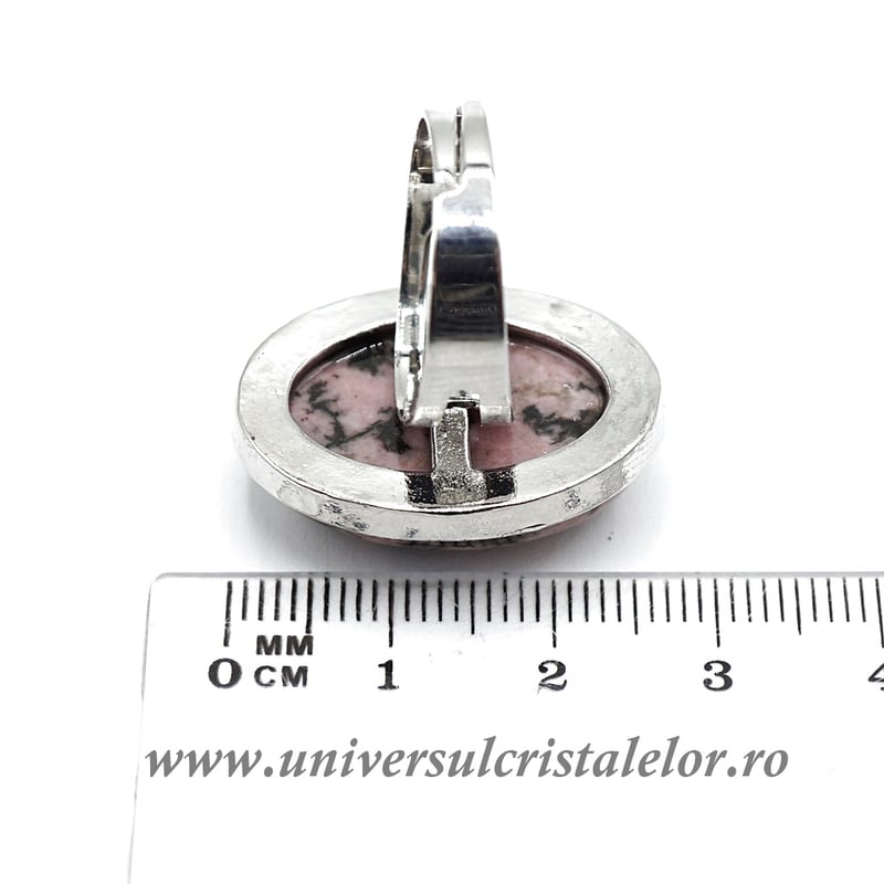 Inel rodonit oval reglabil m5