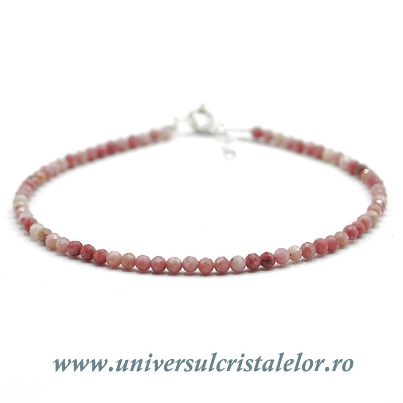 Bratara rodonit rotund fatetat - 2,6 mm
