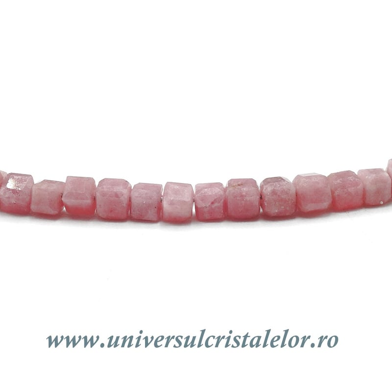 Bratara rodonit cub fatetat - 2 mm