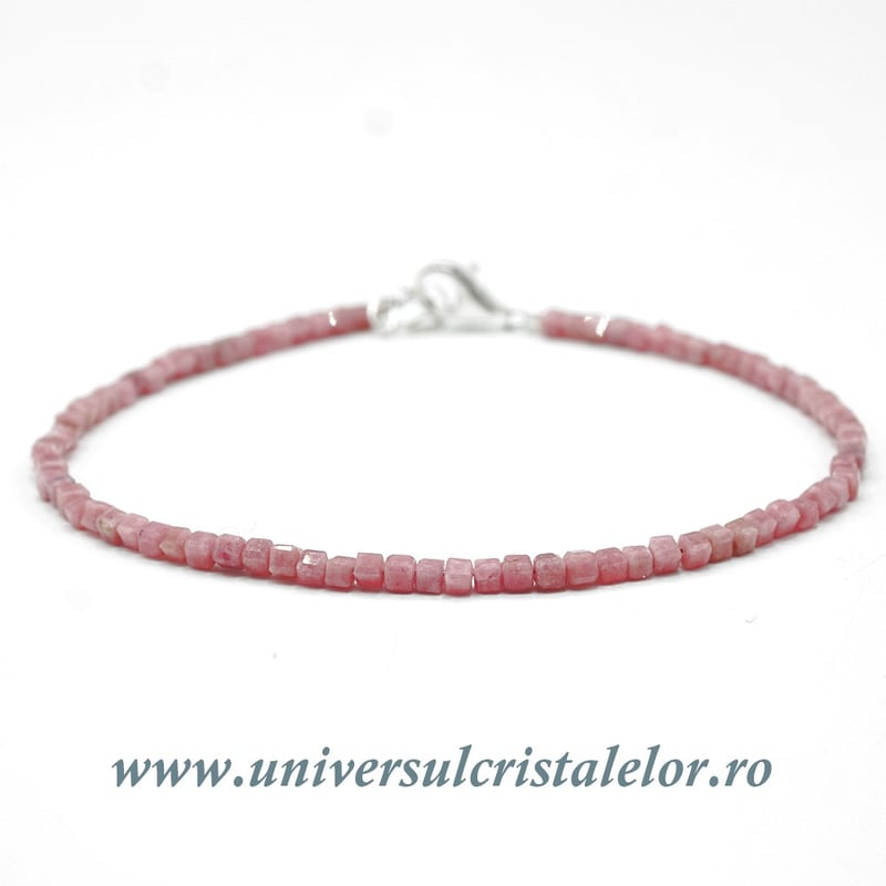 Bratara rodonit cub fatetat - 2 mm