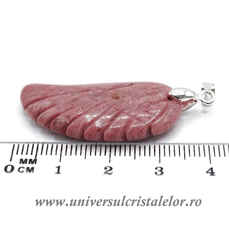 Pandantiv rodonit aripa m1