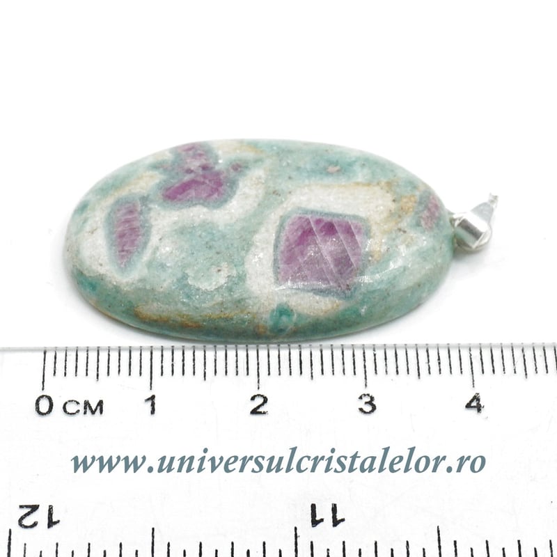 Pandantiv rubin in fucsit