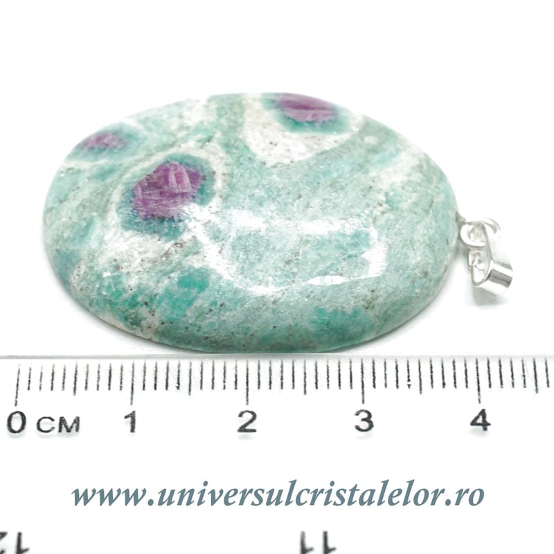 Pandantiv rubin in fucsit