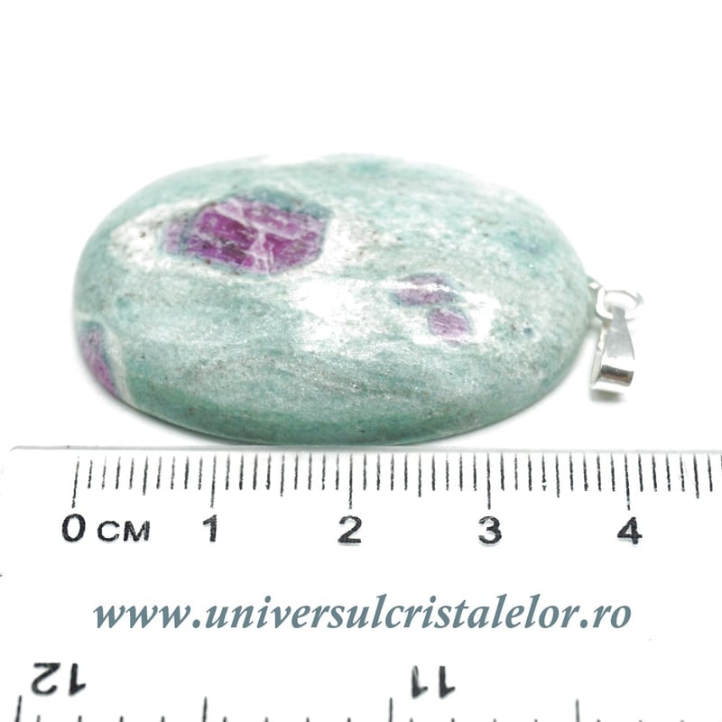 Pandantiv rubin in fucsit