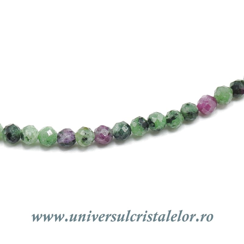 Colier rubin in zoisit