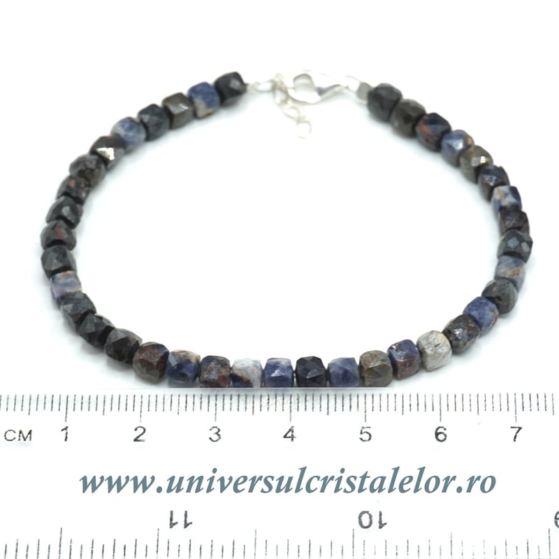 Bratara safir cub fatetat - 4,7 mm