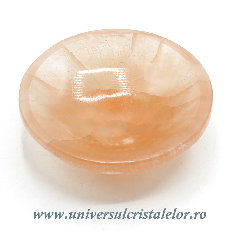 Selenit bol rotund orange