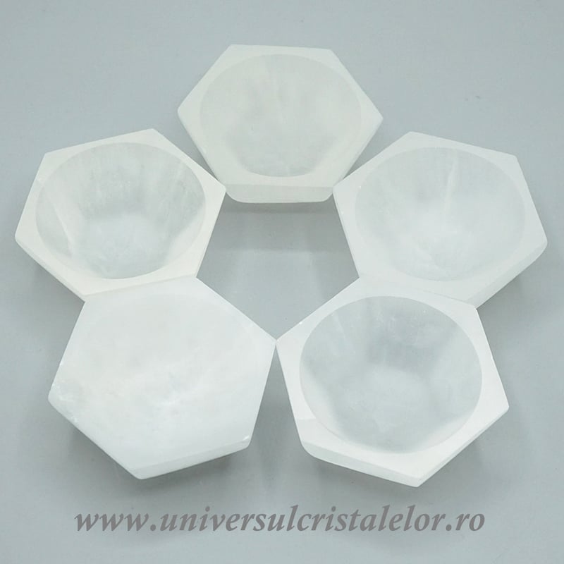 Selenit bol hexagon