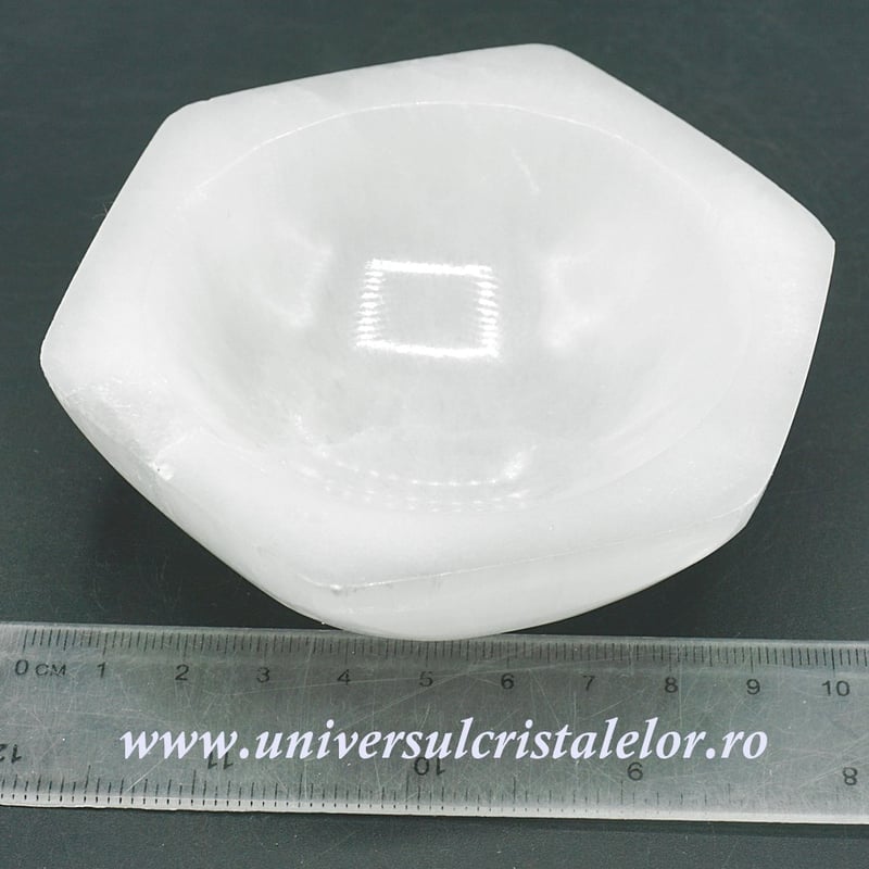 Selenit bol hexagon