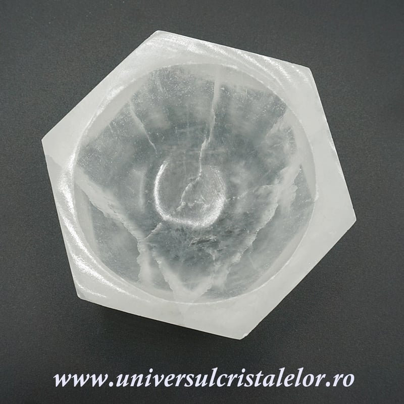 Selenit bol hexagon