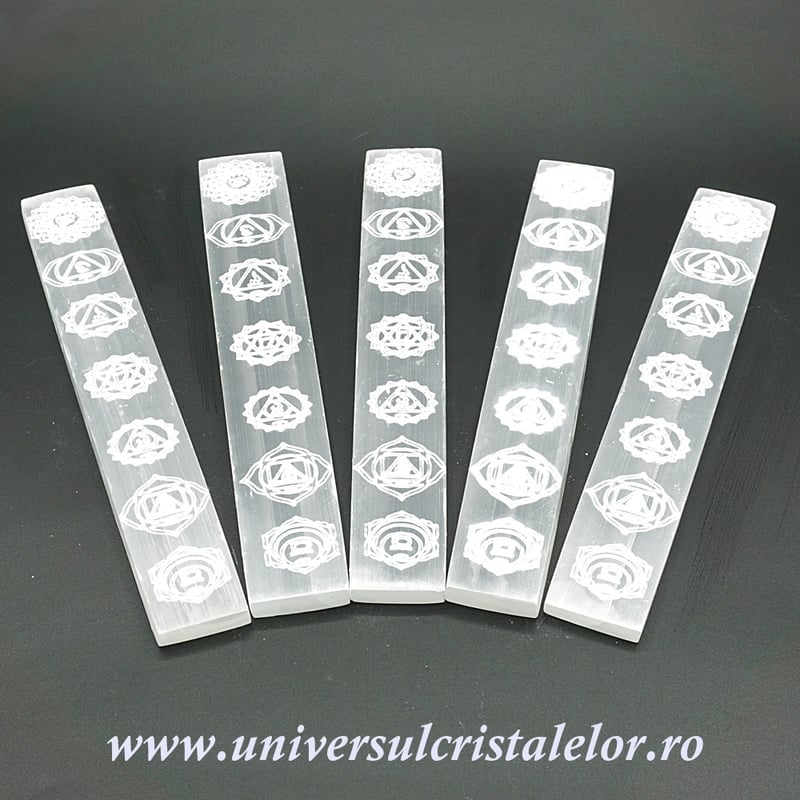 Bagheta selenit chakre