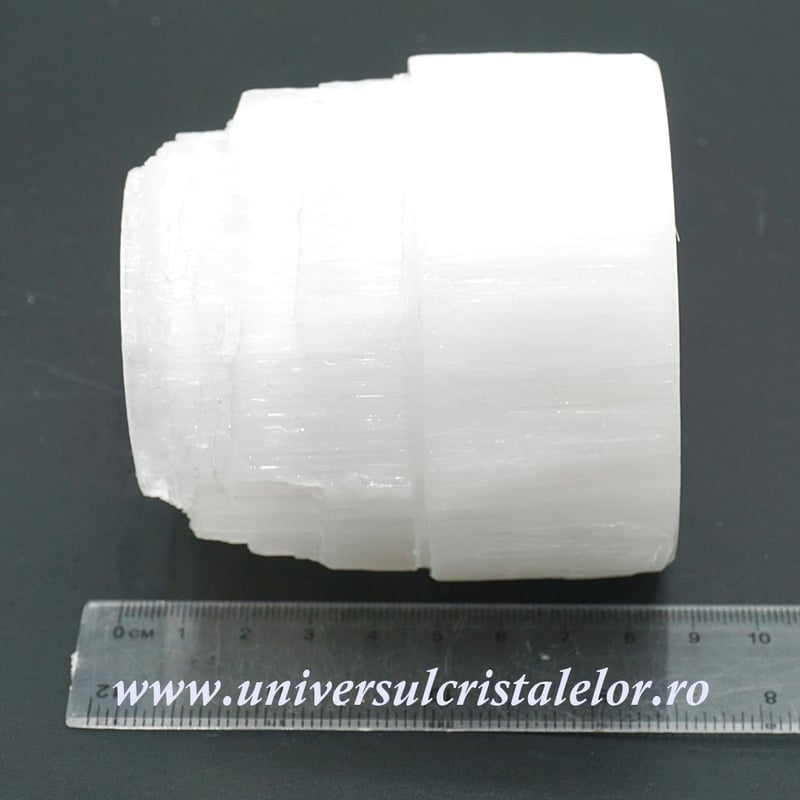 Suport lumanare selenit