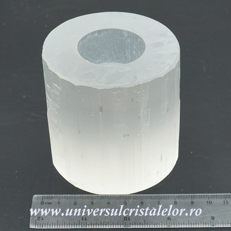 Suport lumanare selenit