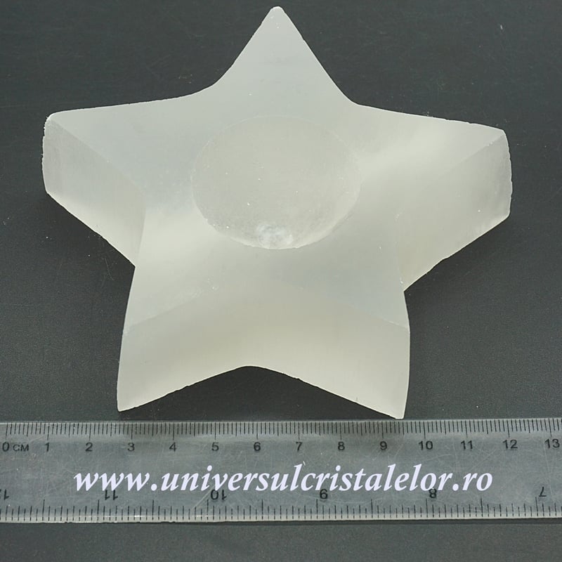 Suport lumanare selenit