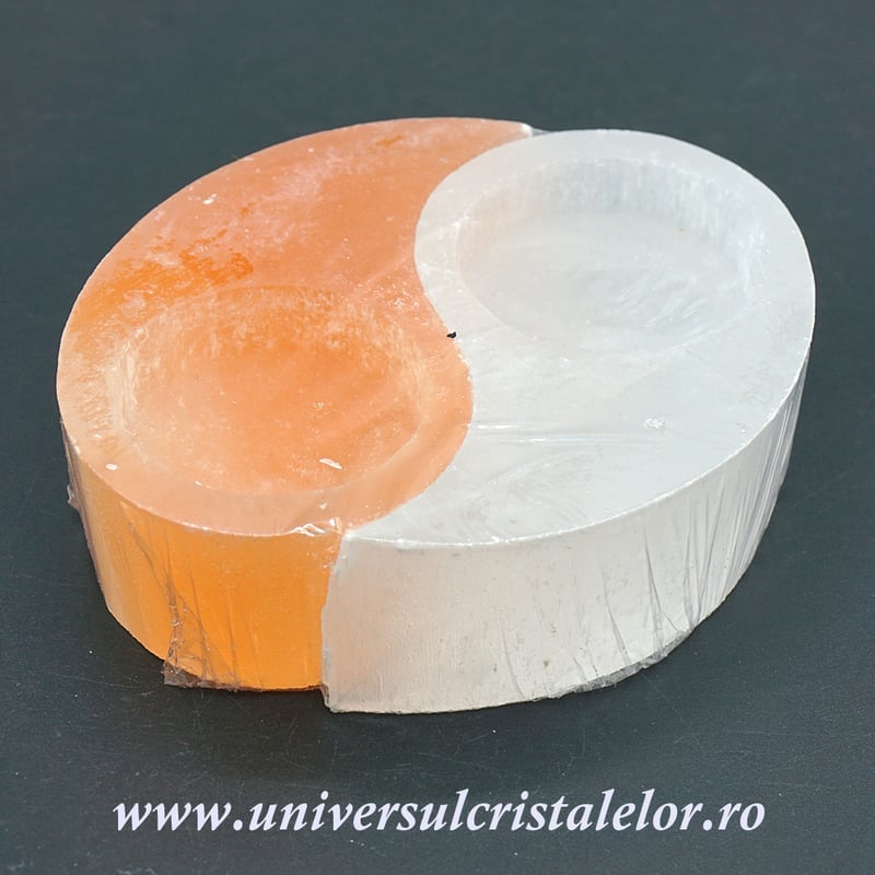 Suport lumanare selenit