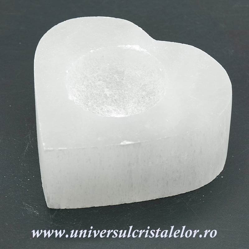 Suport lumanare selenit