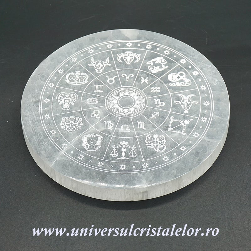 Selenit suport zodiac 15 cm