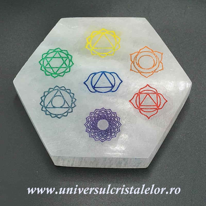 Selenit suport chakre