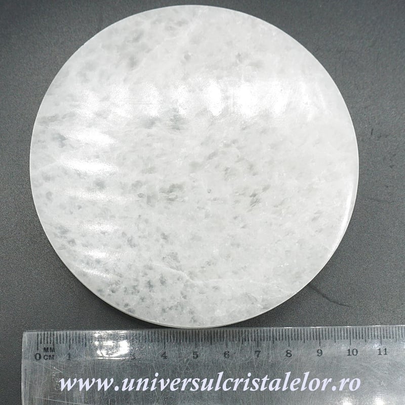 Selenit suport rotund 10 cm