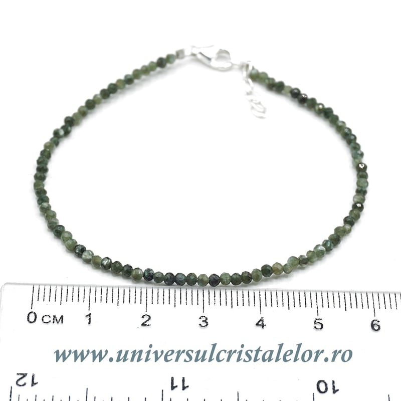 Bratara serafinit rotund fatetat - 2,4mm