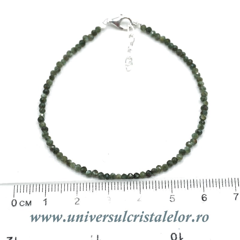 Bratara serafinit rotund fatetat - 2,3mm