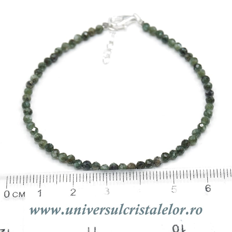 Bratara serafinit rotund fatetat - 2,8mm