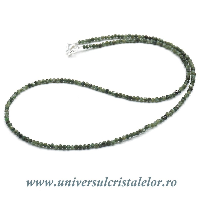 Colier serafinit rotund fatetat - 2,4mm