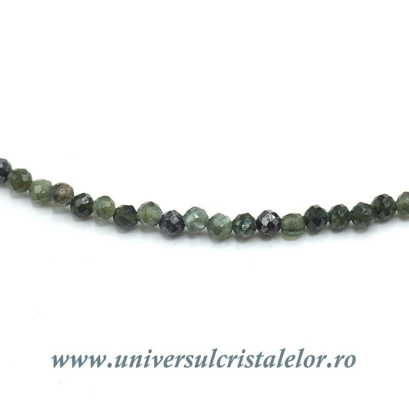 Colier serafinit rotund fatetat - 2,8mm