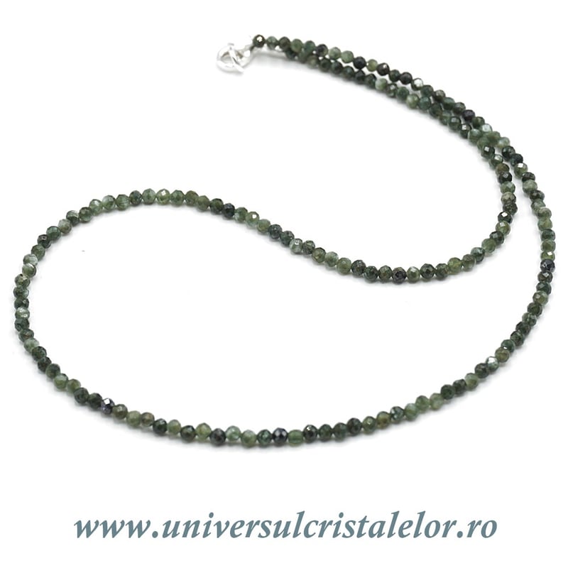 Colier serafinit rotund fatetat - 2,8mm