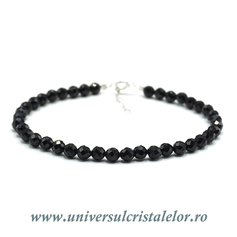 Bratara spinel rotund fatetat -4,4 mm