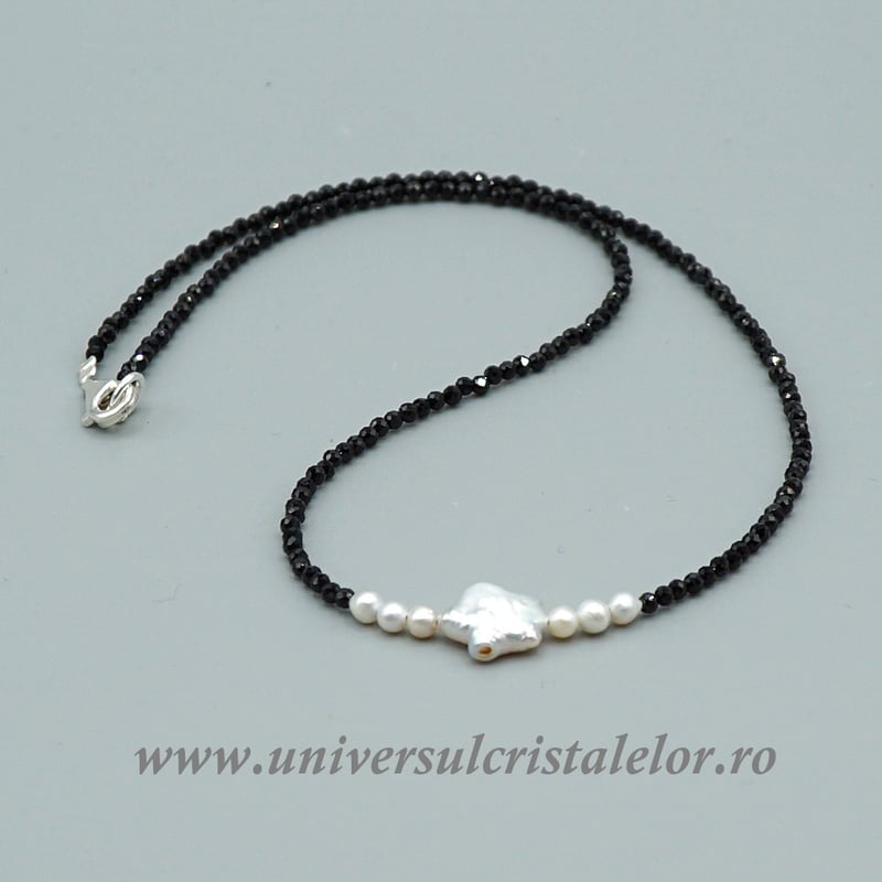 Colier spinel cu perle 2,3mm