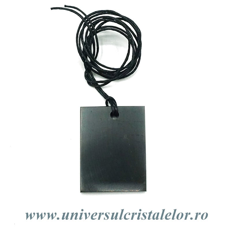 Pandantiv shungit dreptunghi