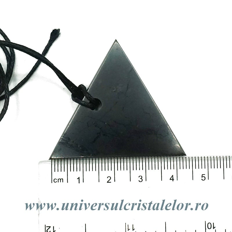 Pandantiv shungit triunghi ( female)