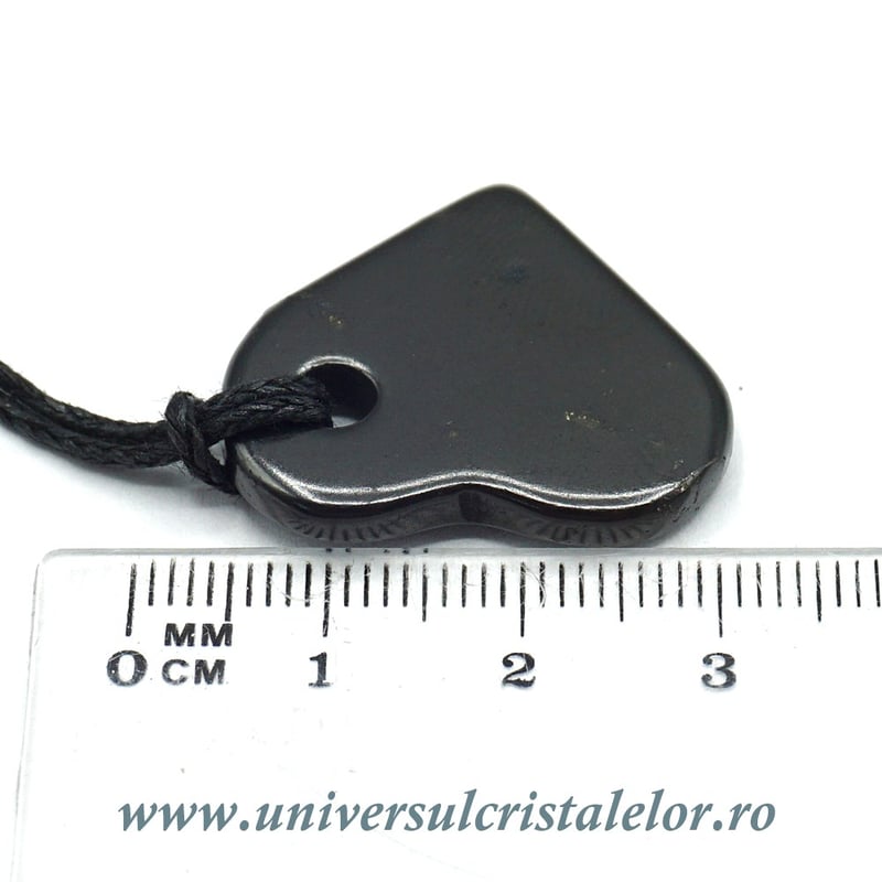 Pandantiv shungit inima mica