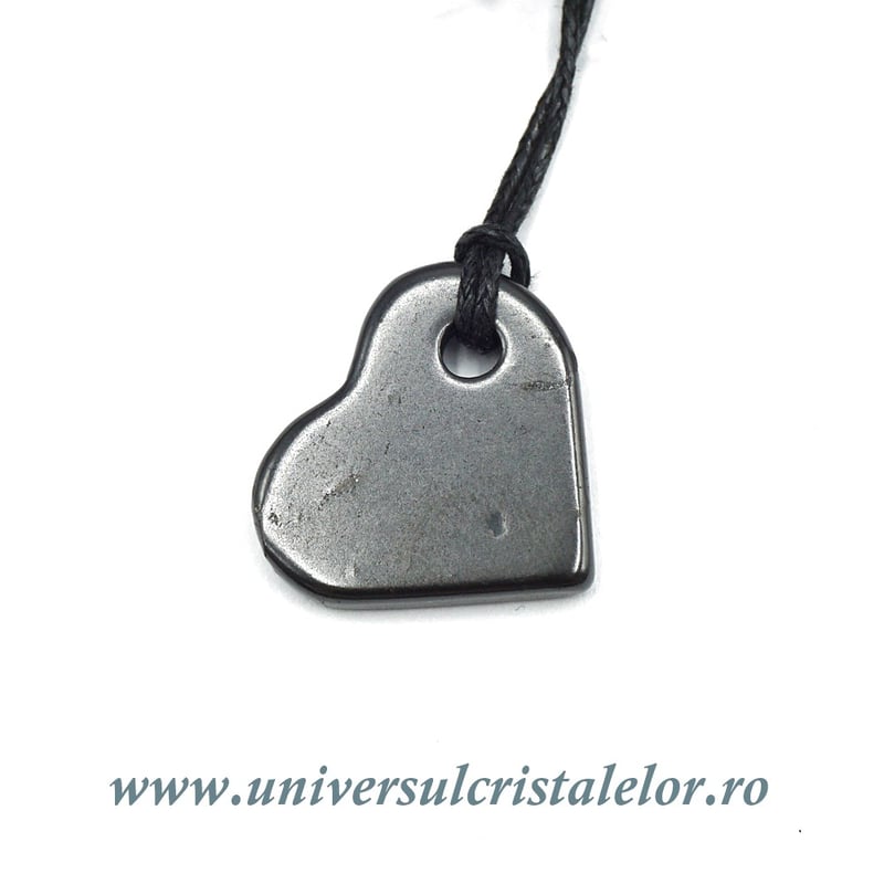 Pandantiv shungit inima mica
