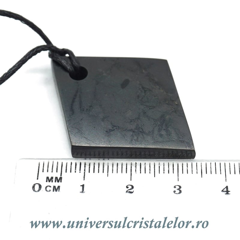 Pandantiv shungit romb