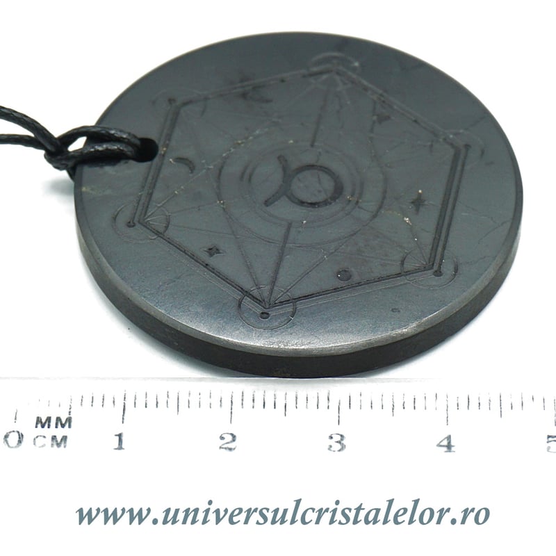 Pandantiv shungit zodia Taur