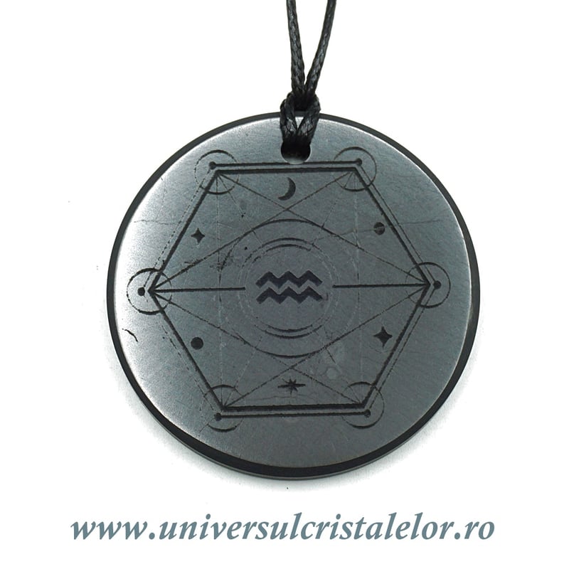 Pandantiv shungit zodia Varsator