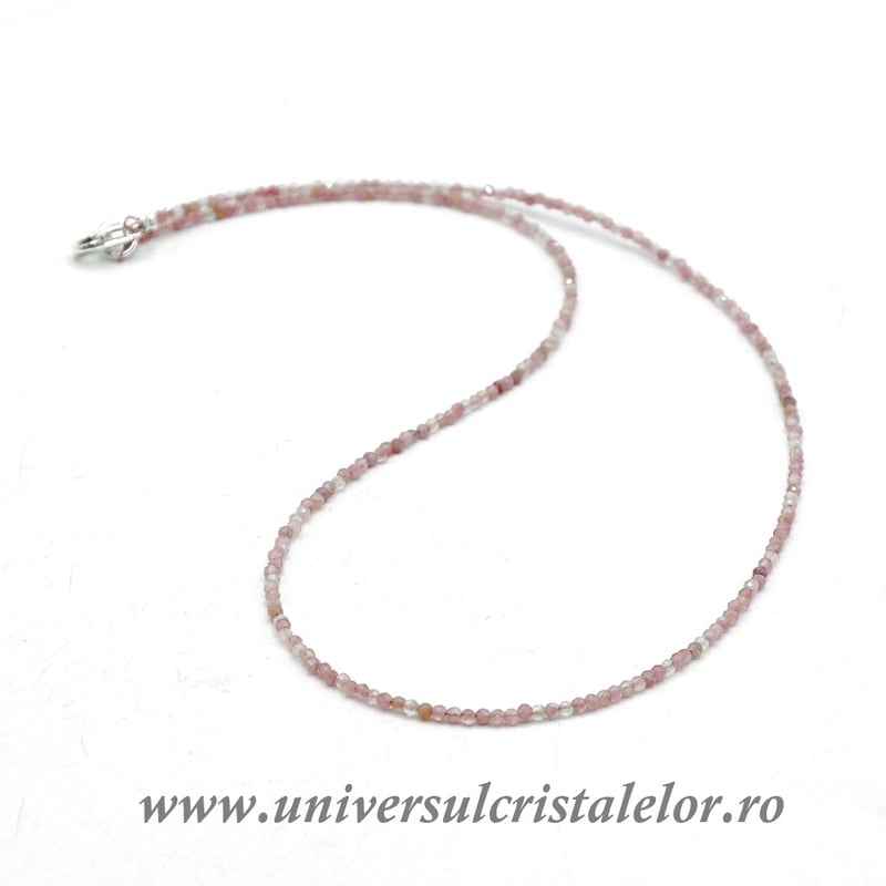 Colier thulit rotund fatetat 2 mm