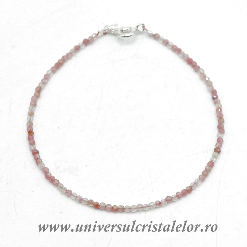 Bratara thulit rotund fatetat 2 mm