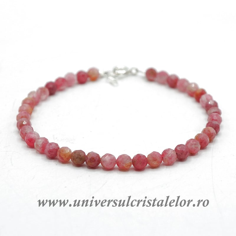 Bratara thulit rotund fatetat 4,6 mm