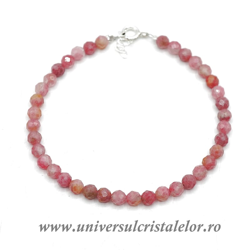 Bratara thulit rotund fatetat 4,6 mm