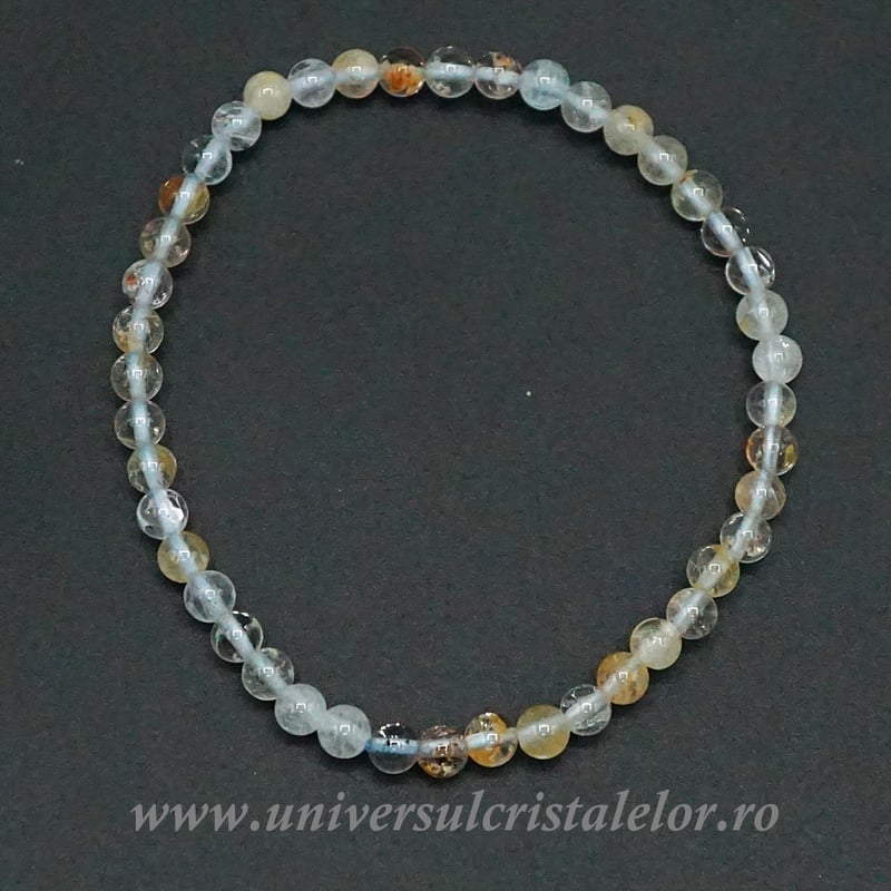 Bratara topaz bleu 4 mm