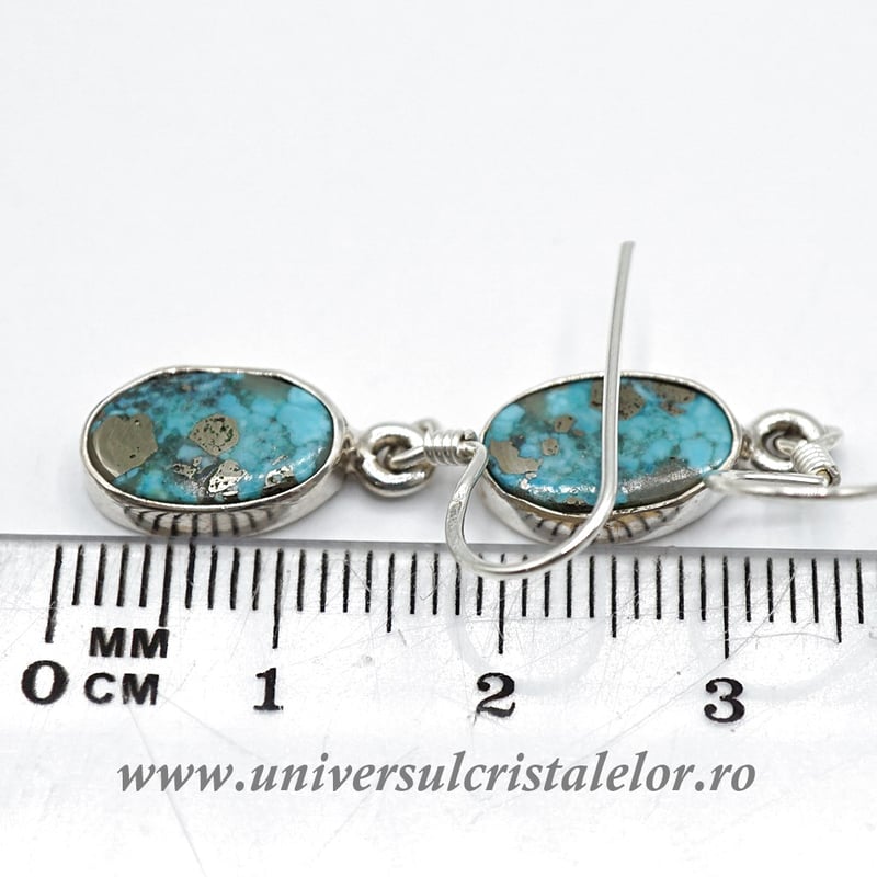 Cercei turcoaz