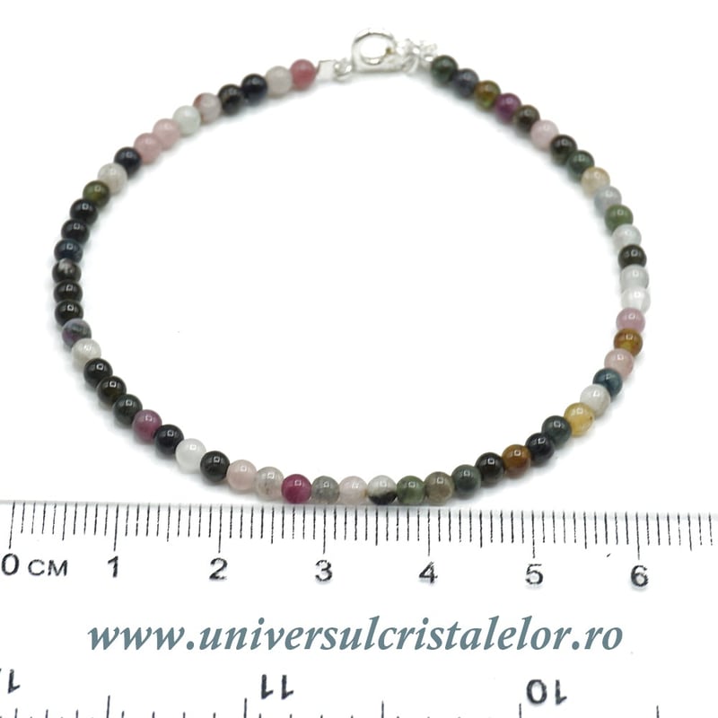 Bratara turmalina multicolor