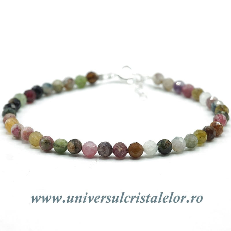 Bratara turmalina multicolor