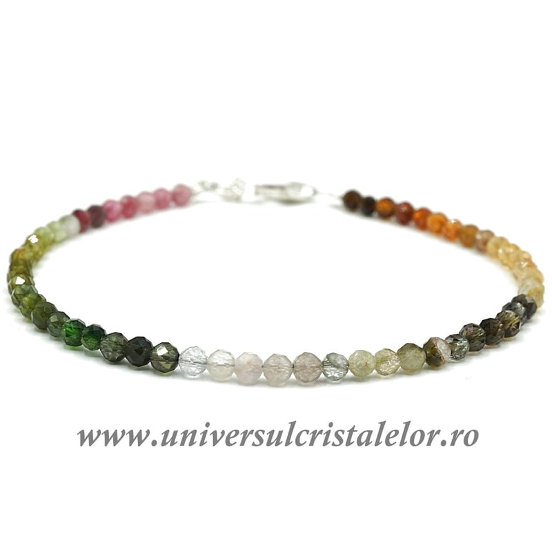 Bratara turmalina multicolora