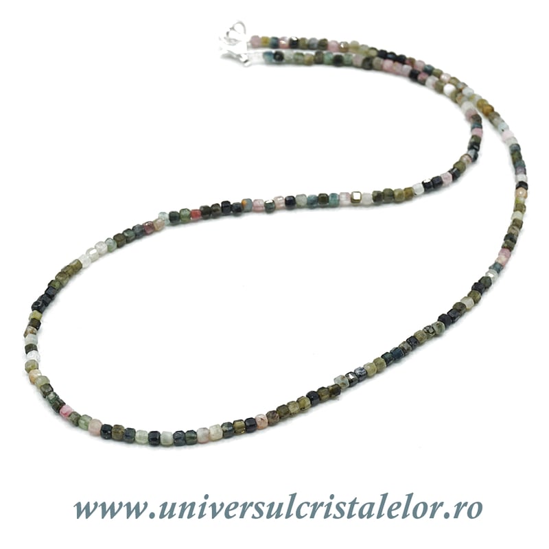 Colier turmalina multicolor