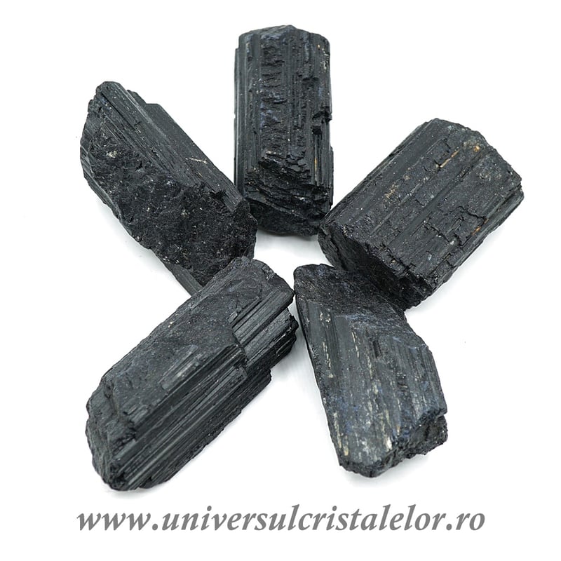Turmalina neagra bruta