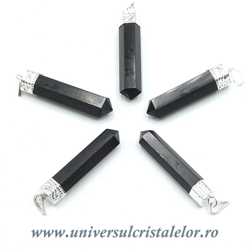 Pandantiv turmalina neagra varf